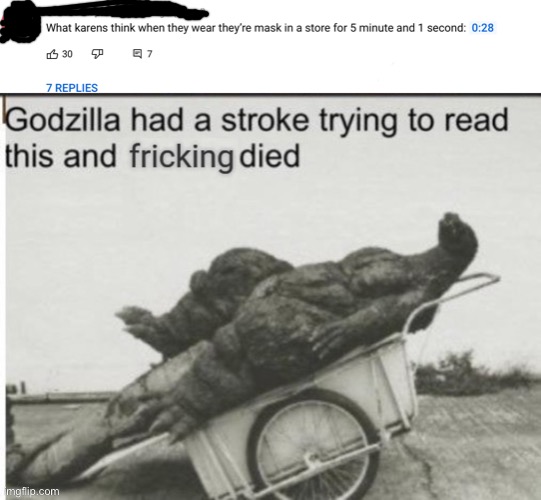 image tagged in godzilla had a stroke trying to read this and fricking died,memes,funny,cats,gifs,dogs | made w/ Imgflip meme maker