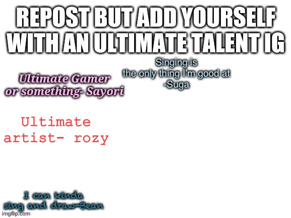 Ultimate artist- rozy | image tagged in o | made w/ Imgflip meme maker