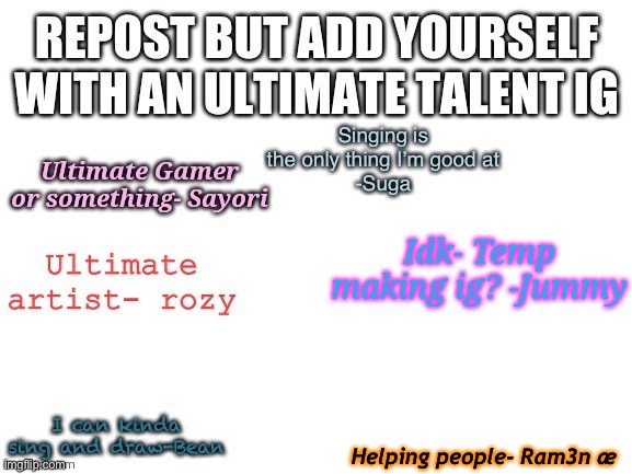 Helping people- Ram3n æ | made w/ Imgflip meme maker
