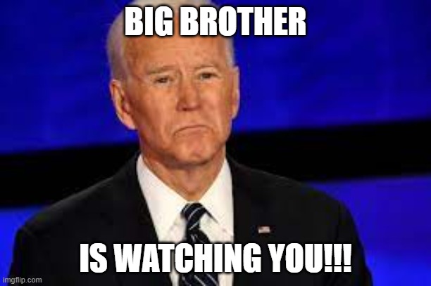 Big Brother... | BIG BROTHER; IS WATCHING YOU!!! | image tagged in nwo,leftist terrorism,tech fascism | made w/ Imgflip meme maker