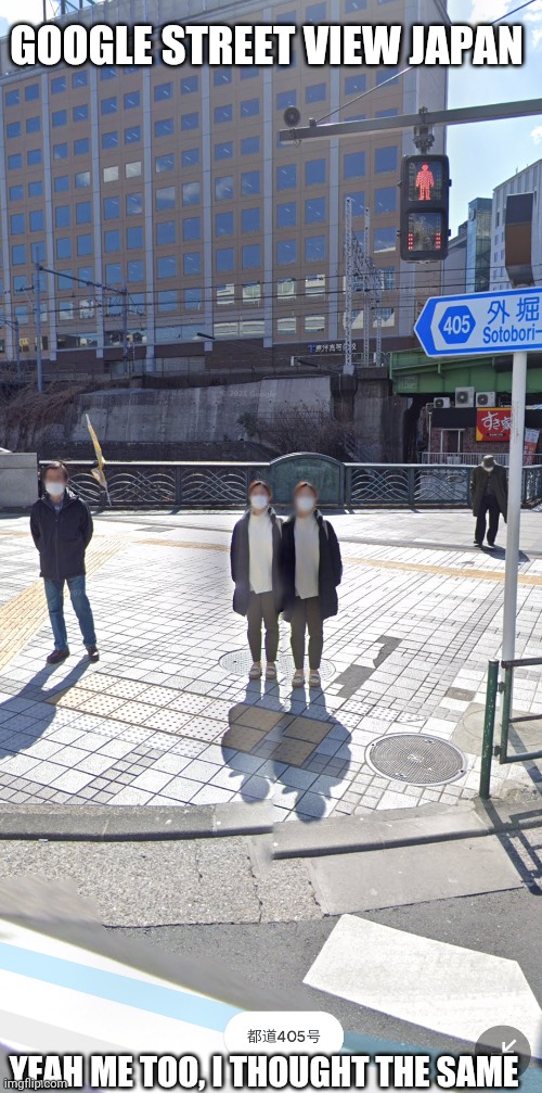 NGL, they had us in the first half | GOOGLE STREET VIEW JAPAN; YEAH ME TOO, I THOUGHT THE SAME | image tagged in google maps | made w/ Imgflip meme maker