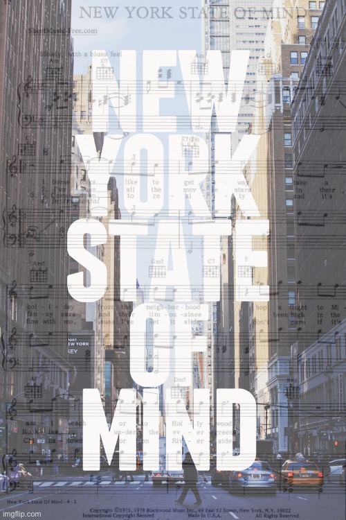 New York State of mind overlay Blank Meme Template