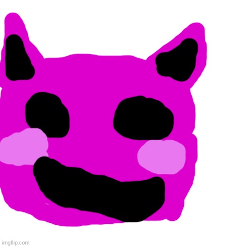 My art of Lipsy (Lipsy off the Road) She is a pink fox. | image tagged in memes,blank transparent square | made w/ Imgflip meme maker
