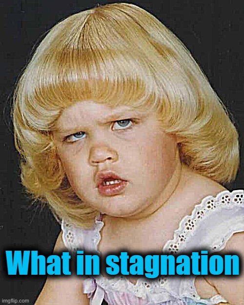 Huh | What in stagnation | image tagged in huh | made w/ Imgflip meme maker