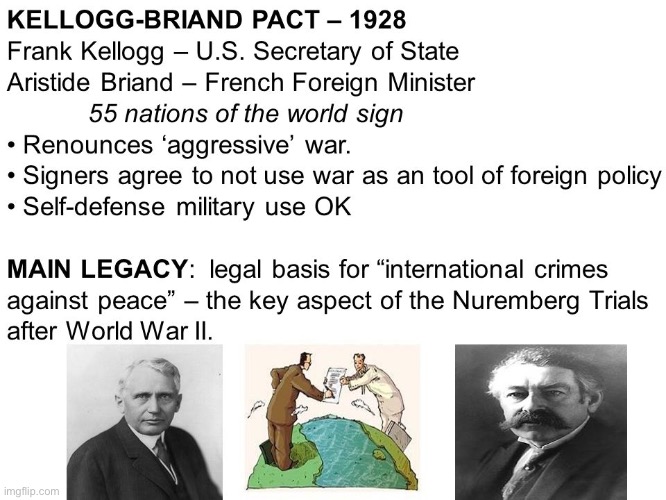 Big anti-cringe (yes, anti-) at the Kellogg-Briand Pact that brought us so much cereal | made w/ Imgflip meme maker