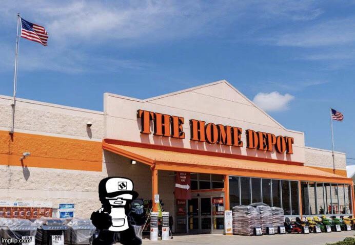tankman working for home depot | made w/ Imgflip meme maker
