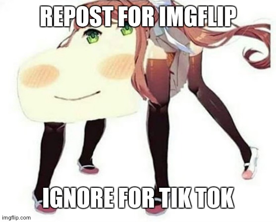 titties | REPOST FOR IMGFLIP; IGNORE FOR TIK TOK | image tagged in monicar | made w/ Imgflip meme maker