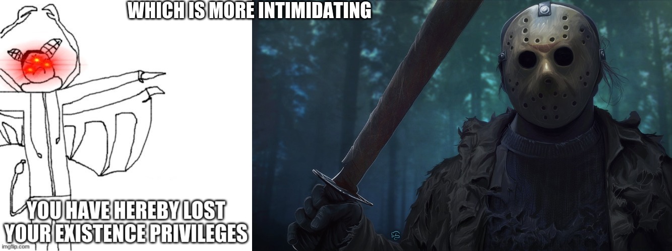 egg | WHICH IS MORE INTIMIDATING | made w/ Imgflip meme maker
