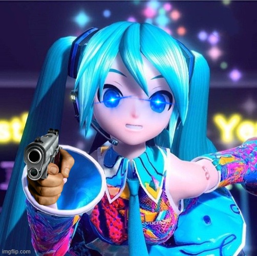 Hatsune Miku tells you to obey | image tagged in hatsune miku | made w/ Imgflip meme maker