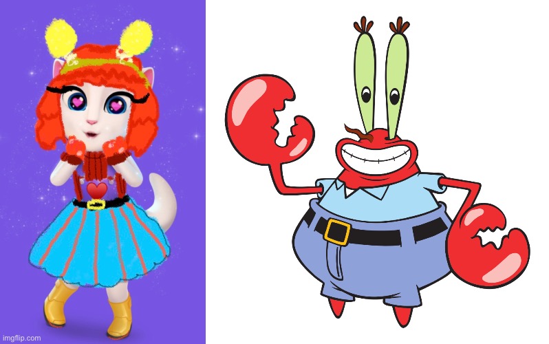 mr krabs and mrs puff