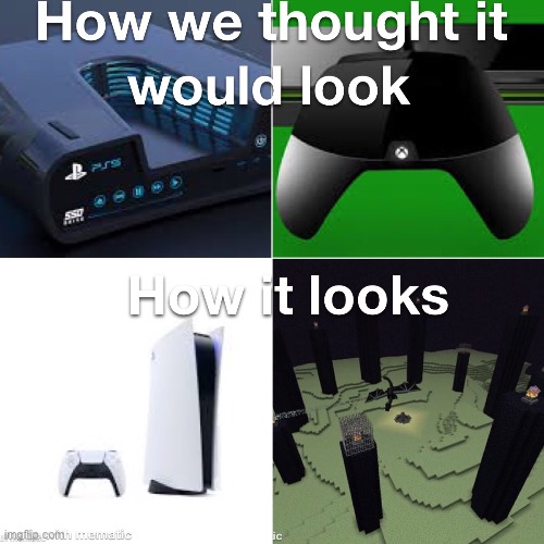 Console Logic | image tagged in xbox,playstation,gaming,minecraft,console wars,consoles | made w/ Imgflip meme maker