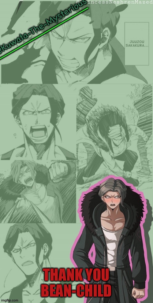 Juzo is one of my many Danganronpa bebi’s | THANK YOU BEAN-CHILD | made w/ Imgflip meme maker