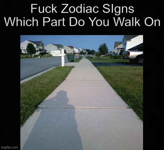 what type of person are you | Fuck Zodiac SIgns Which Part Do You Walk On | image tagged in memes | made w/ Imgflip meme maker