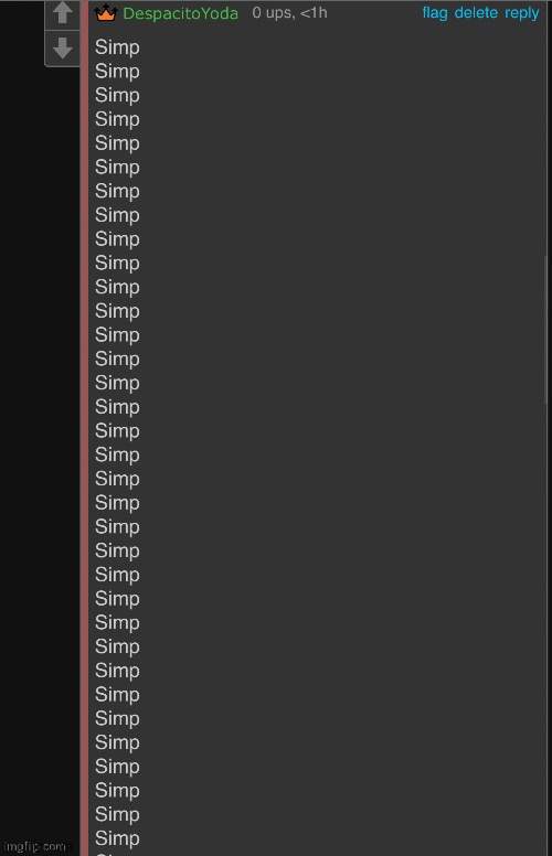 Mega simp | image tagged in mega simp | made w/ Imgflip meme maker