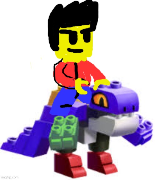 Winston riding on blockheart | made w/ Imgflip meme maker
