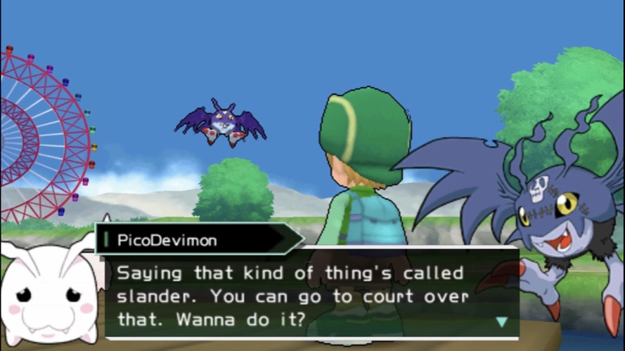 You can add context I guess. | image tagged in picodevimon talks about slander | made w/ Imgflip meme maker