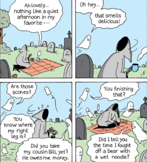 image tagged in death,graveyard,silence,funny,comics/cartoons | made w/ Imgflip meme maker