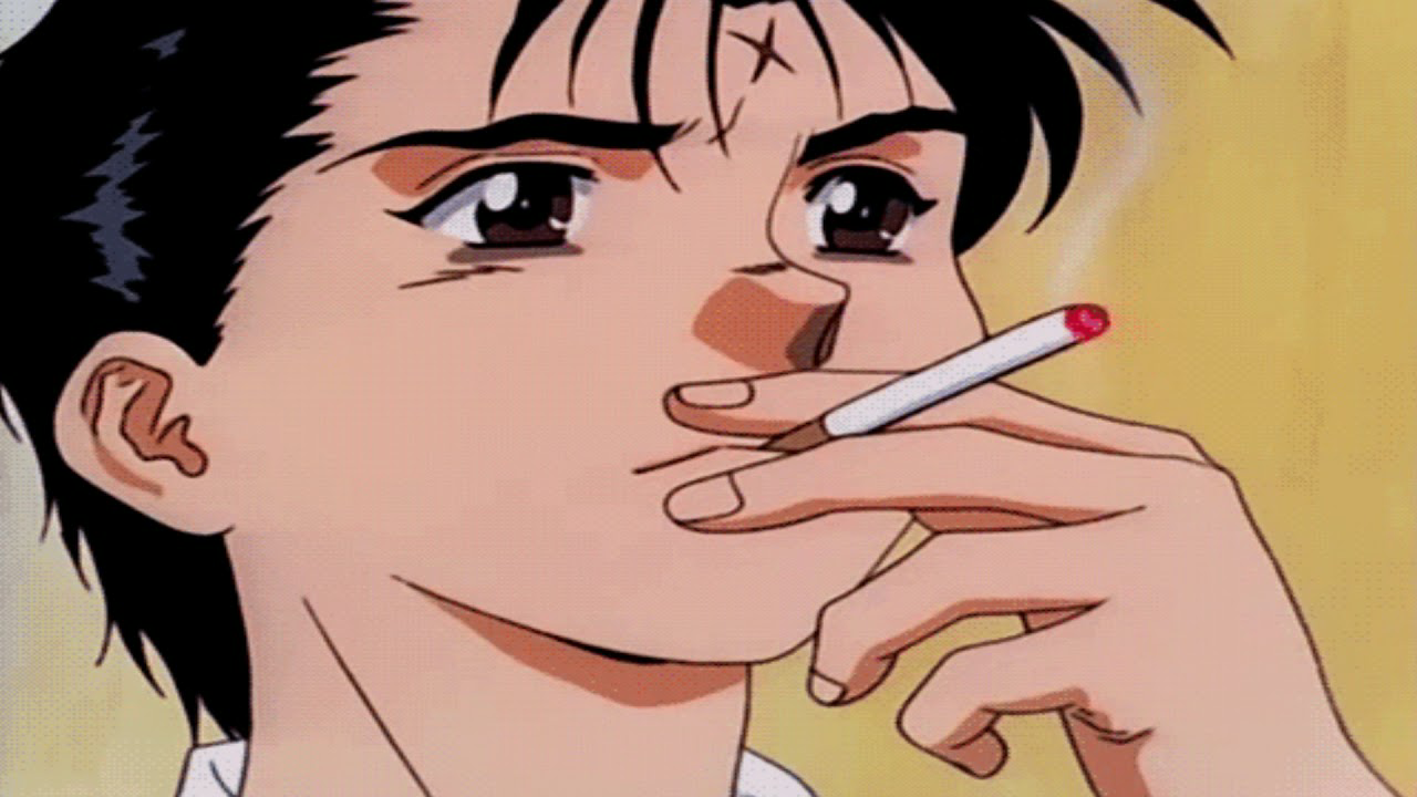 Tattoon Master smoking Blank Meme Template