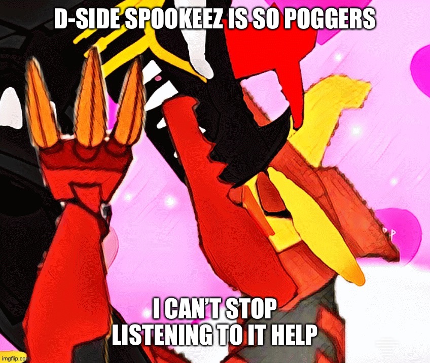 This is what i called a true funkin’ | D-SIDE SPOOKEEZ IS SO POGGERS; I CAN’T STOP LISTENING TO IT HELP | image tagged in aw man they re brawling on the bed again flushed | made w/ Imgflip meme maker