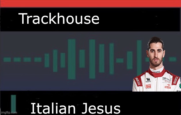 F1 Meme championship radio call | Trackhouse Italian Jesus | image tagged in f1 meme championship radio call | made w/ Imgflip meme maker