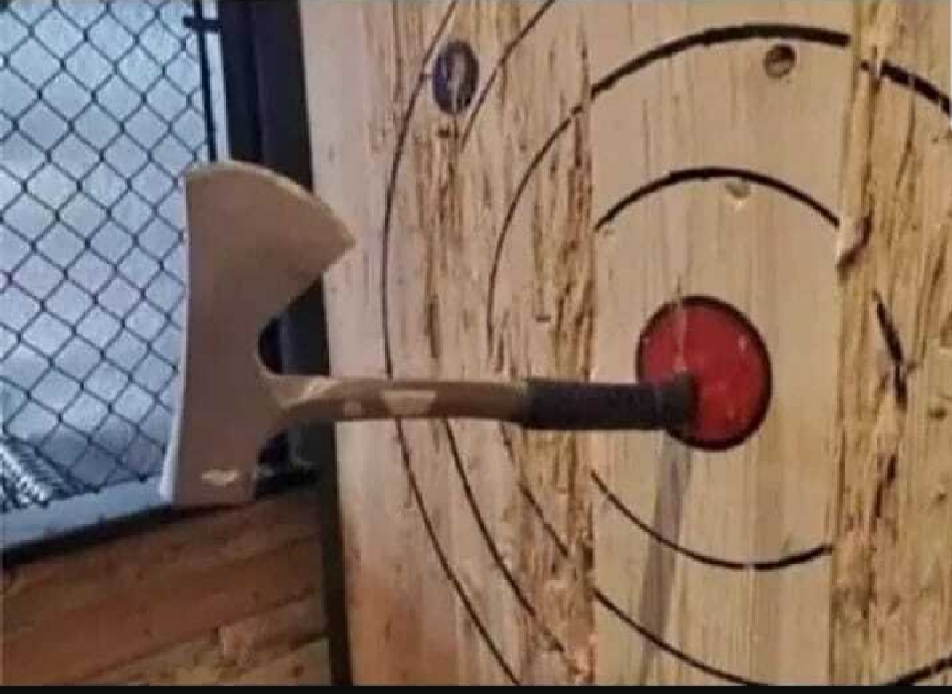 Axe target Blank Meme Template