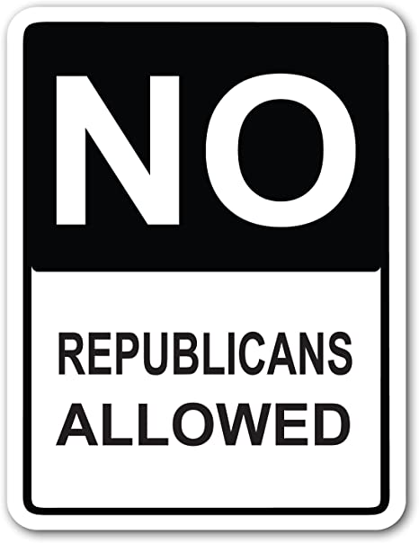 High Quality No Republicans Allowed Blank Meme Template