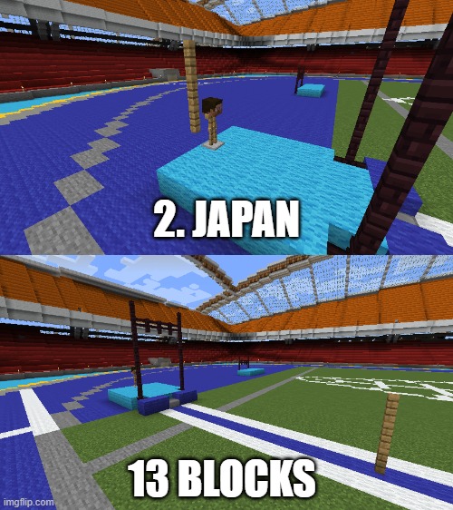 2. JAPAN; 13 BLOCKS | made w/ Imgflip meme maker