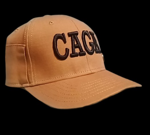 High Quality CAGA Hat trans light brown Blank Meme Template