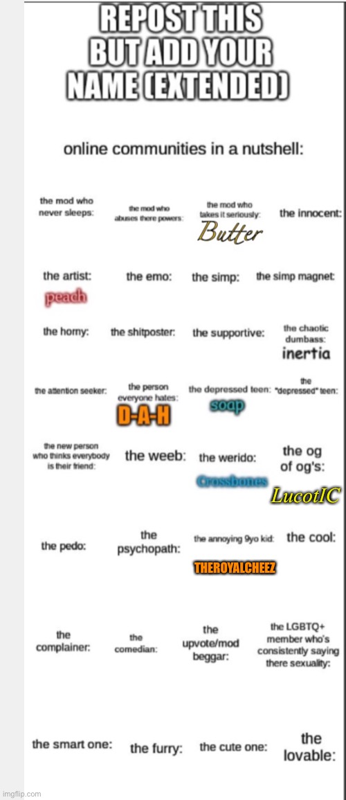 I added The toxic 9-yr-old as well. Lol | LucotIC; THEROYALCHEEZ | image tagged in lol,repost,another random tag i decided to put | made w/ Imgflip meme maker