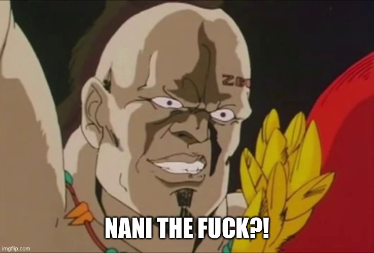 Nani | NANI THE FUCK?! | image tagged in nani | made w/ Imgflip meme maker