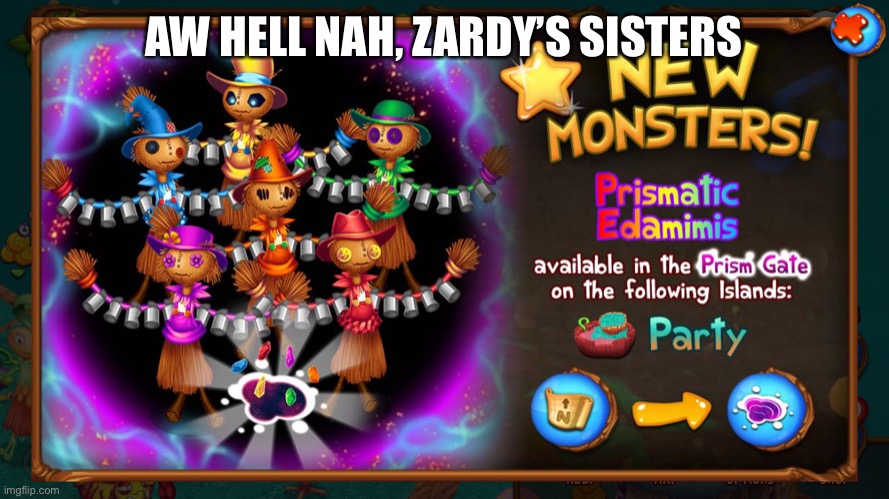 AW HELL NAH, ZARDY’S SISTERS | made w/ Imgflip meme maker