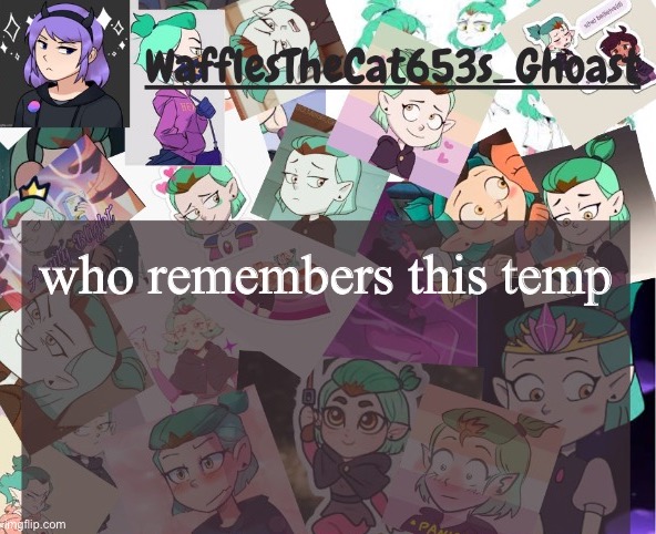 waffle's amity blight temp (made by Nonbinary_Gummyworm) | who remembers this temp | image tagged in waffle's amity blight temp made by nonbinary_gummyworm | made w/ Imgflip meme maker