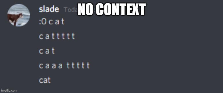 NO CONTEXT | made w/ Imgflip meme maker
