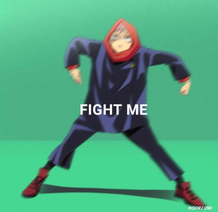 High Quality Fight me Blank Meme Template