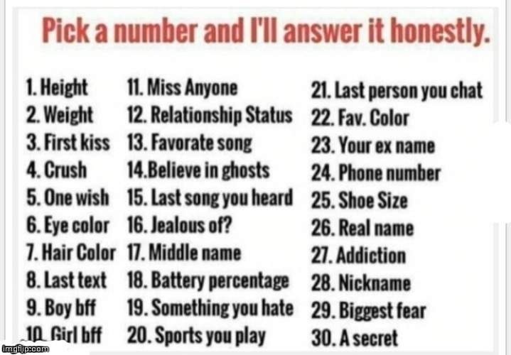 I'll answer any honestly cuz I hate the people who say "no" when it says on the template answer honselo | made w/ Imgflip meme maker