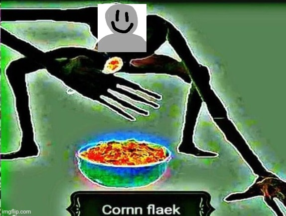 Mr. Moon cornn flaek Blank Meme Template