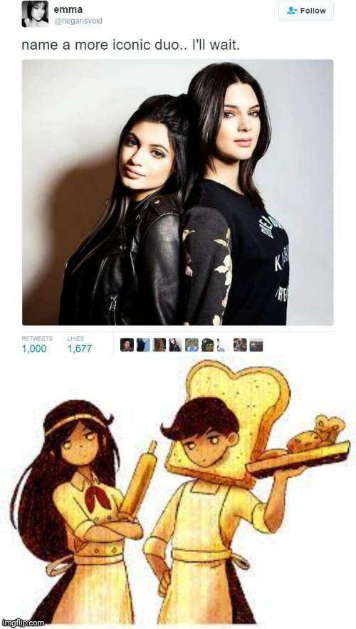 The Unbread twins yesssss | made w/ Imgflip meme maker