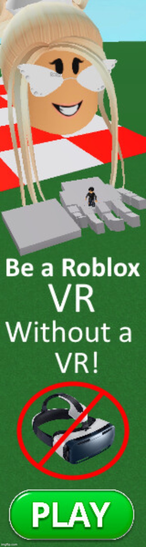 wanted to play jailbreak and this add came up: | made w/ Imgflip meme maker