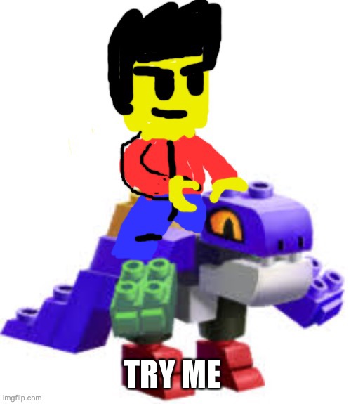 Winston rides on Blockheart | TRY ME | image tagged in winston rides on blockheart | made w/ Imgflip meme maker