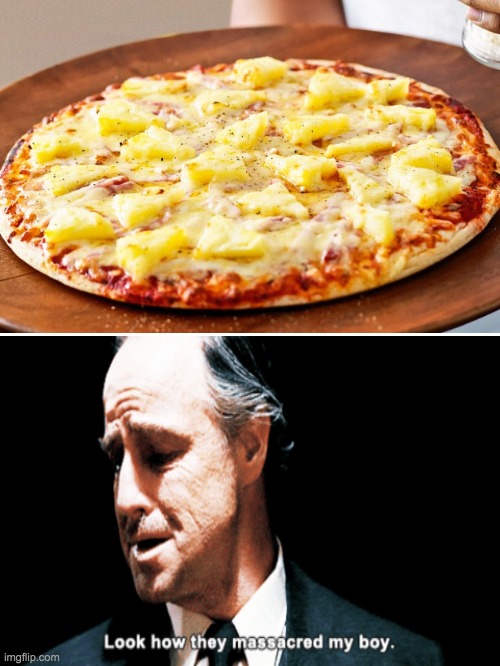 Imgflip be like: | image tagged in pineapple pizza intensifies | made w/ Imgflip meme maker