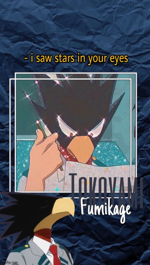 Tokoyami template made by suga Blank Meme Template