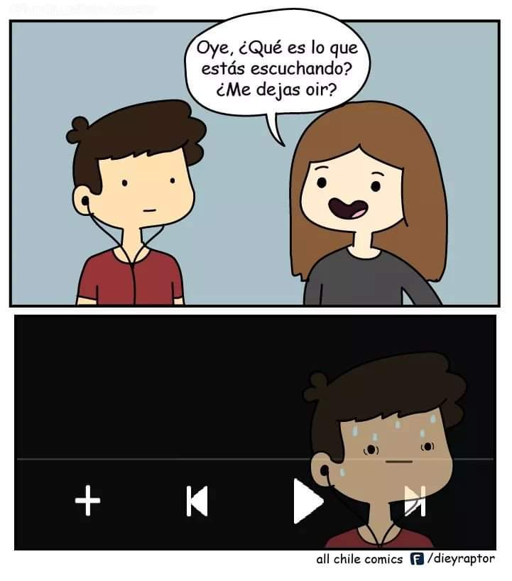 Que estas escuchando? Blank Meme Template