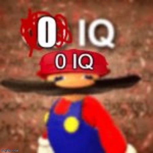 Zero IQ | image tagged in zero iq | made w/ Imgflip meme maker