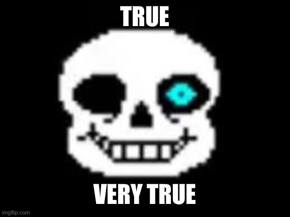 Sans Bad Times | TRUE VERY TRUE | image tagged in sans bad times | made w/ Imgflip meme maker