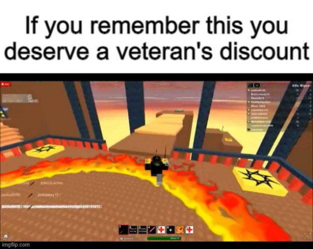old roblox | image tagged in if you remember this you deserve a veteran's discount | made w/ Imgflip meme maker
