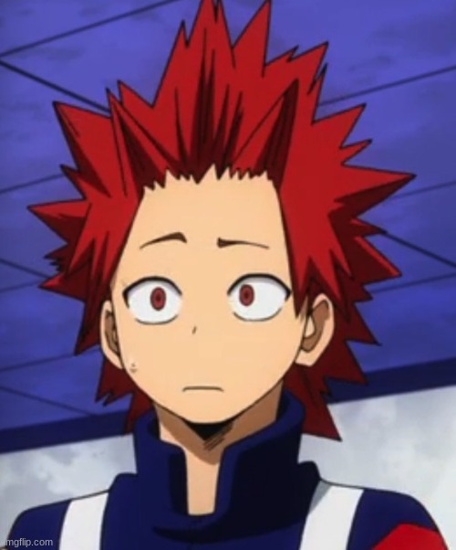 kirishima huh? | image tagged in kirishima huh | made w/ Imgflip meme maker