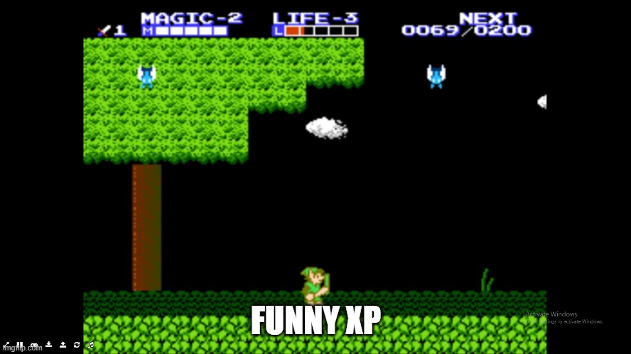 yes its a "zelda 2: advntures of link" emulator | FUNNY XP | made w/ Imgflip meme maker