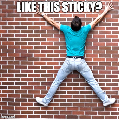 Sticky | LIKE THIS STICKY? | image tagged in sticky | made w/ Imgflip meme maker
