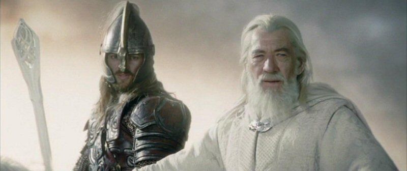 Gandalf and Eomer Blank Meme Template