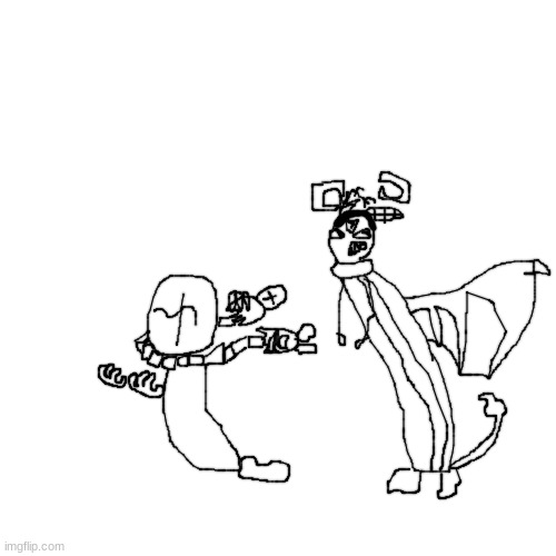 an idiot strangles a grunt with another grunt.mp4 | made w/ Imgflip meme maker